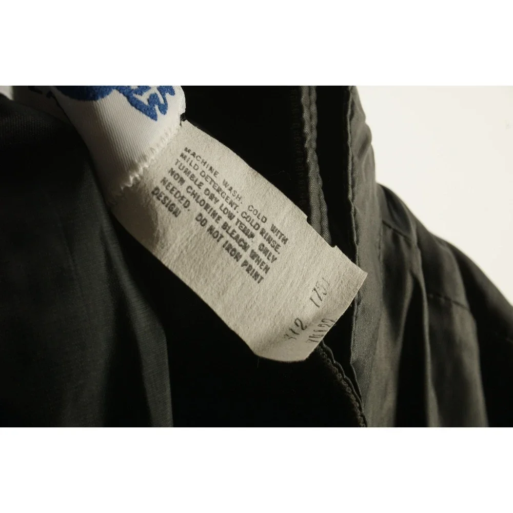 Vintage DynoMax MBA‎ Made in the USA Satin Mechanics Jacket Men's XL Black Nylon